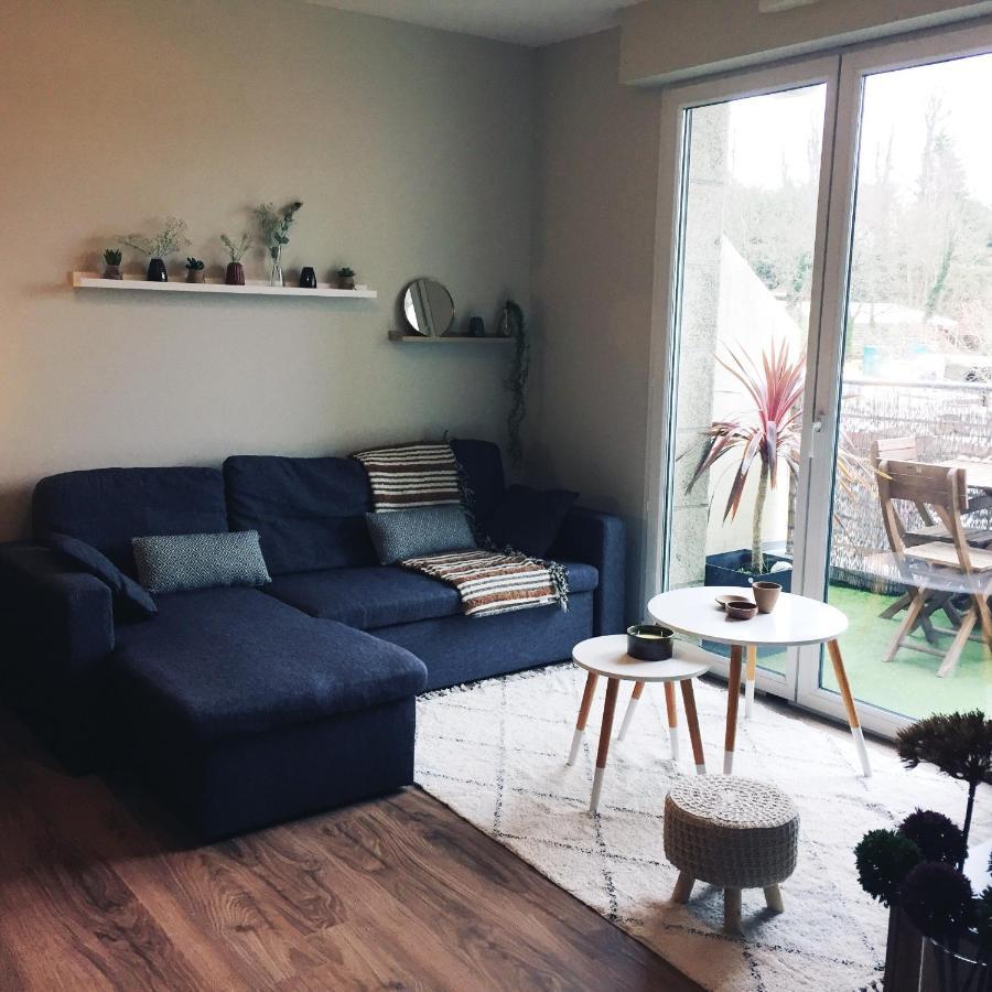 Bel Appartement La Foret-Fouesnant Vue Sur La Baie ภายนอก รูปภาพ